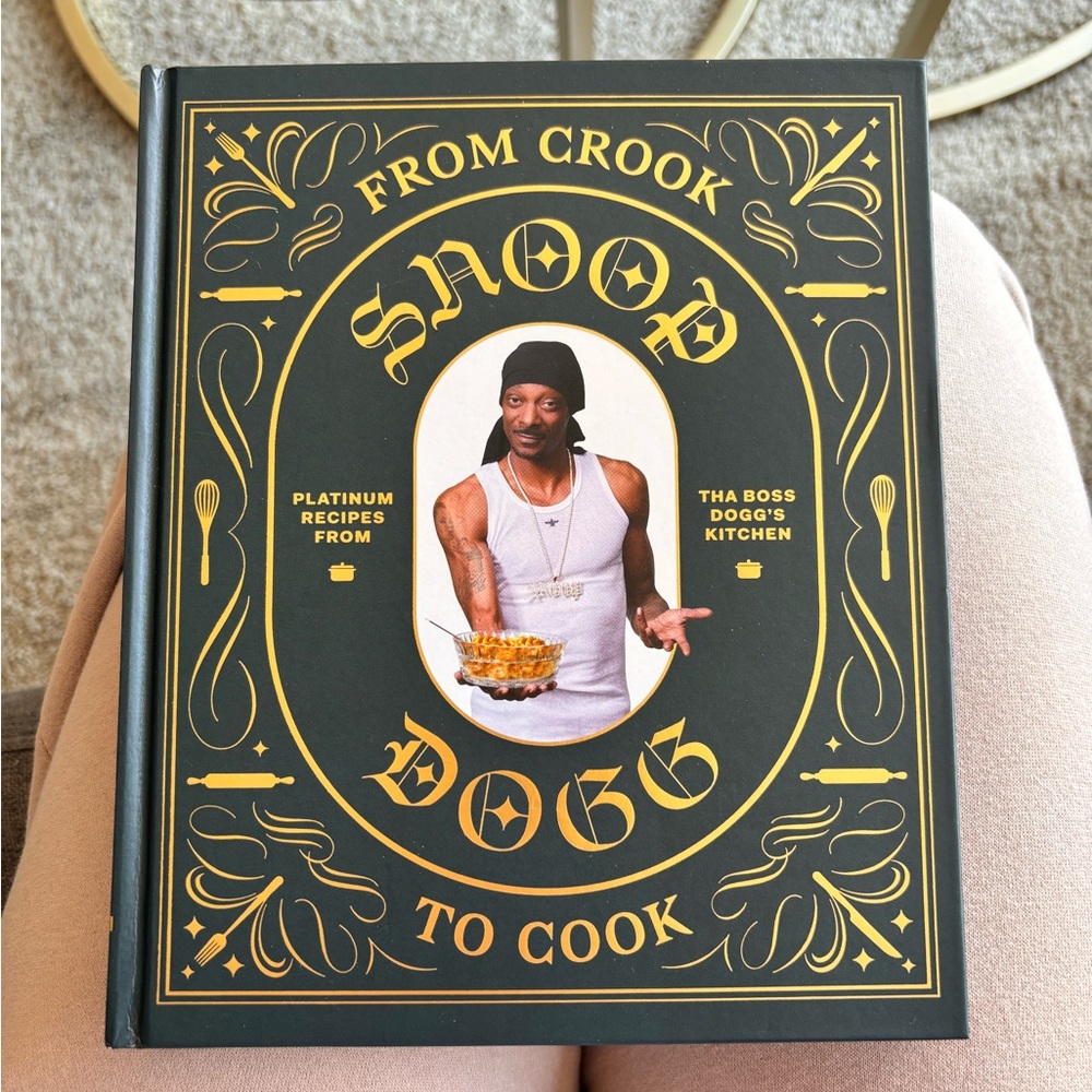 Snoop Dogg From Crook to Cook Cookbook Celebrity Recipe Book Gift Idea